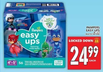 Food Basics Pampers easy ups offer