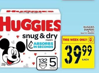 Food Basics Huggies diapers offer