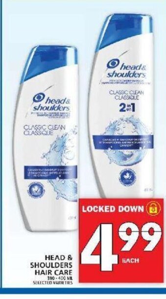 Food Basics Head & Shoulders hair care offer