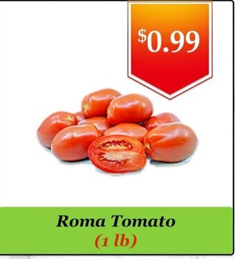 Atiya's Fresh Farm Roma tomato offer