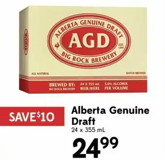 Safeway Liquor Alberta genuine draft offer