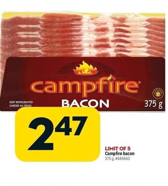 Giant Tiger Campfire bacon offer