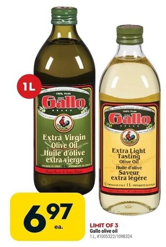 Giant Tiger Gallo olive oil offer