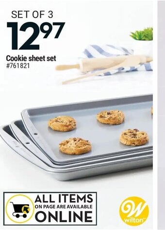 Giant Tiger Cookie sheet set offer