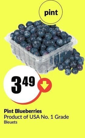 FreshCo Pint blueberries offer