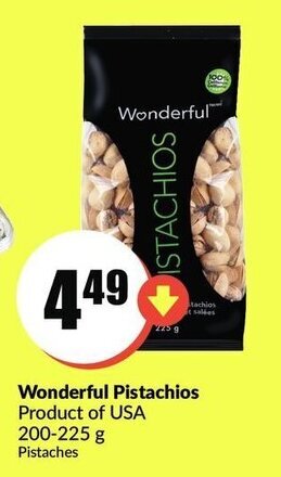 FreshCo Wonderful pistachios offer
