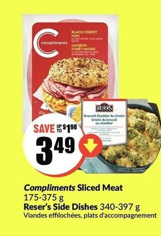FreshCo Compliments sliced meat offer
