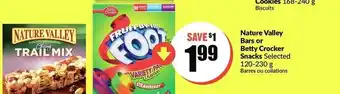 FreshCo Nature valley bars or betty croker snacks offer