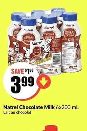 FreshCo Natrel chocolate milk offer