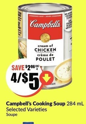 FreshCo Campbell's cooking soup offer