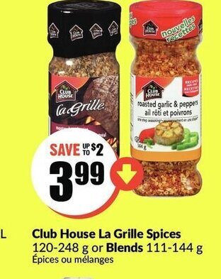 FreshCo Club house la grille spices offer