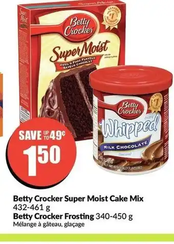 FreshCo Betty crocker super moist cake mix offer