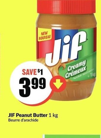 FreshCo Jif peanut butter offer