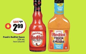 FreshCo Frank's redhot sauce offer