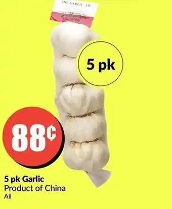 FreshCo 5pk Garlic offer