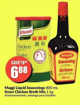 FreshCo Maggi liquid seasonings offer