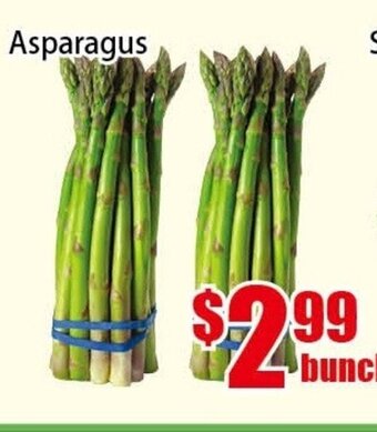 New Pacific Supermarket Asparagus offer