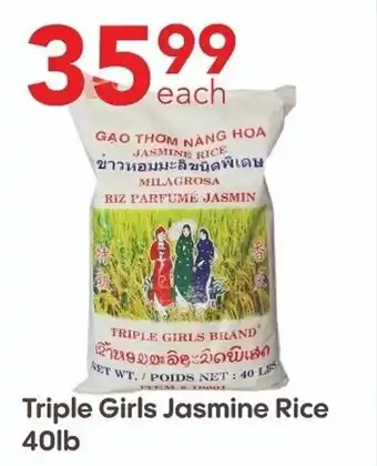 Lucky Supermarket Triple girls jasmine rice offer
