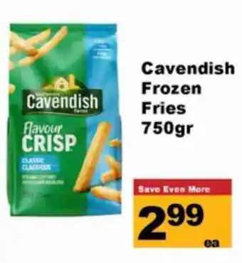 Di Pietro Cavendish frozen fries offer