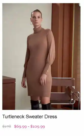 Melanie Lyne Turtleneck sweater dress offer