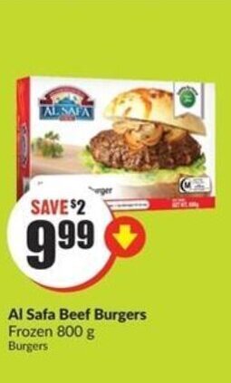 FreshCo Al safa beef burgers offer