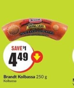 FreshCo Brandt kolbassa offer
