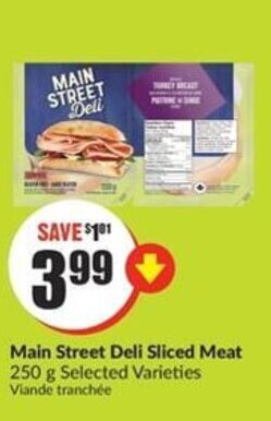 FreshCo Main street deli sliced meat offer