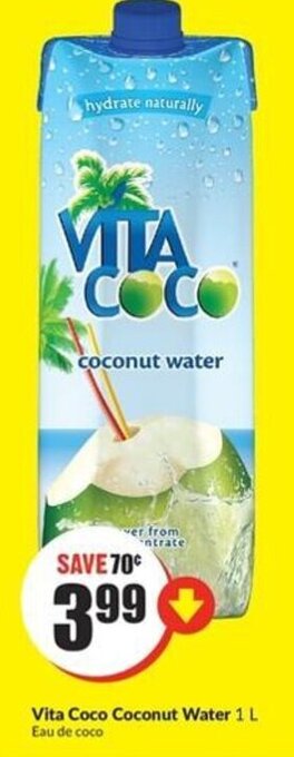 FreshCo Vita coco coconut water offer