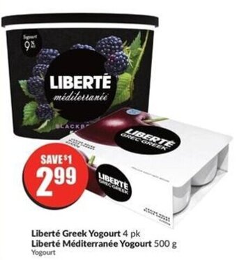 FreshCo Liberté greek yogourt offer