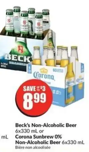 FreshCo Beck's non-alcohol beer offer