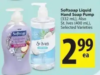 Save on Foods Softsoap liquid hand soap pump offer
