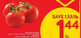 Walmart Bulk cluster tomatoes offer
