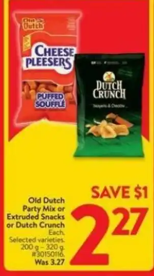 Walmart Old dutch party mix offer