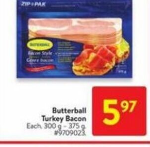 Walmart Butterball turkey bacon offer