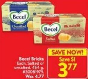 Walmart Becel bricks offer