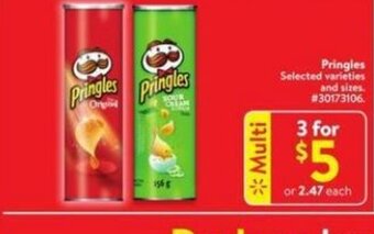 Walmart Pringles offer