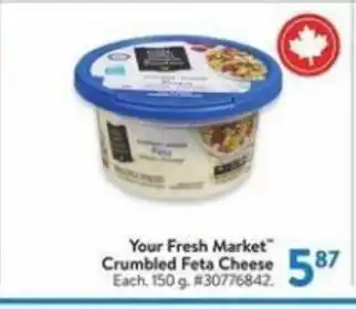 Walmart Crumbled feta cheese offer