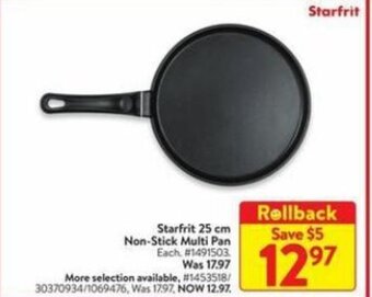 Walmart Starfrit 25 cm Non-stick multi pan offer