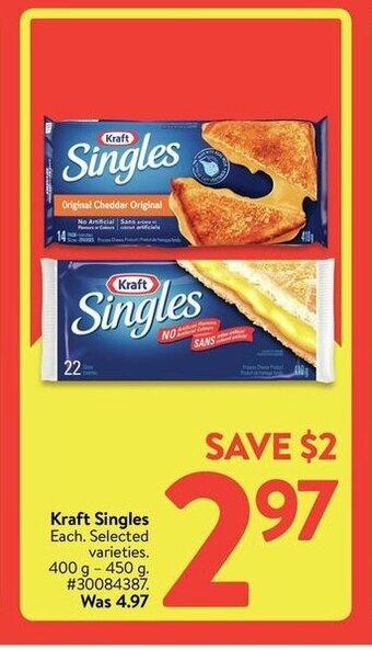 Walmart Kraft singles offer