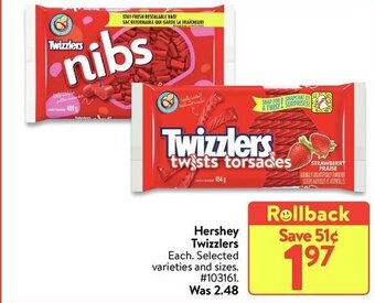 Walmart Hershey twizzlers offer
