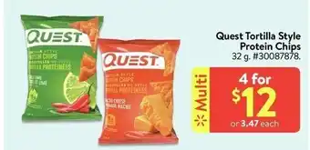 Walmart Quest tortila style protein chips offer