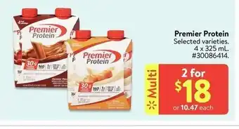 Walmart Premier protein offer