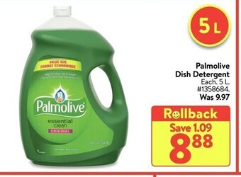 Walmart Palmolive dish detergent offer