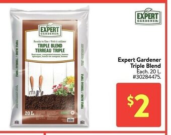 Walmart Expert gardener triple blend offer