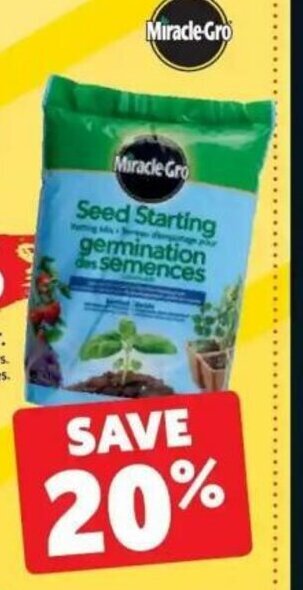 Home Hardware Seed starting potting mix offer