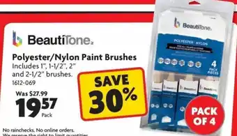 Home Hardware Polyester/nylon paint brush offer
