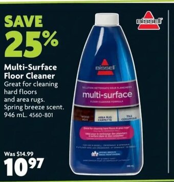 Home Hardware Multi-surface floor cleaner offer