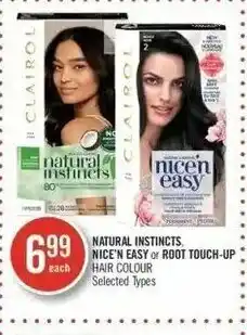 Shoppers Drug Mart Natural instincts , nice'n easy offer