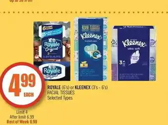 Shoppers Drug Mart Facial tissues offer