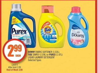 Shoppers Drug Mart Liquid laundry detergent offer
